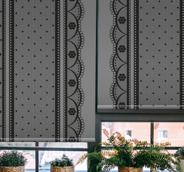 Fenster Rollo Elegant spitzenmusterdetail - TenStickers