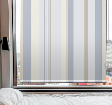 Fenster Rollo Elegant moderne vertikale streifen - TenStickers