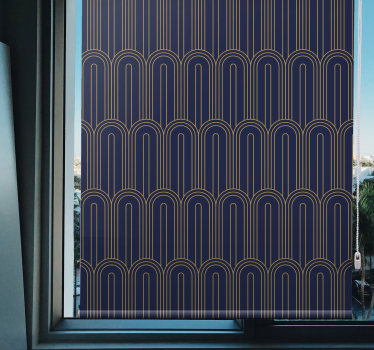 Fenster Rollo Elegant moderne goldene bögen - TenStickers