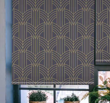 Fenster Rollo Elegant geometrische konfiguration - TenStickers