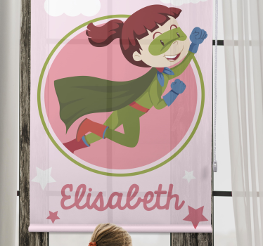 Fenster Rollo Superhelden heroischer kinderflug - TenStickers