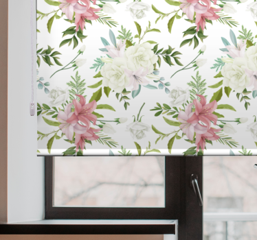 Fenster Rollo Elegant einfaches blumenarrangement - TenStickers