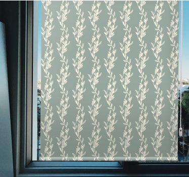 Fenster Rollo Elegant weinrebenmuster - TenStickers