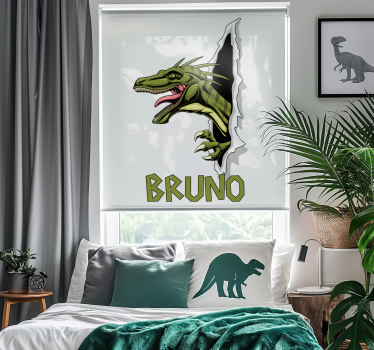 rollo fenster dinosaurier jura-raptor - TenStickers