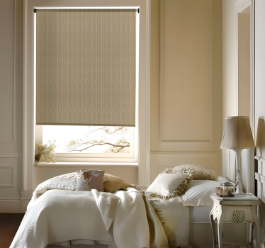 Fenster Rollo Elegant beige stoffimitat - TenStickers