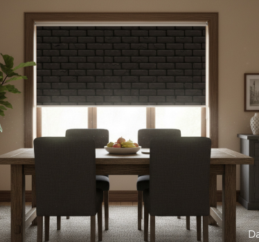 Rollo fenster esszimmer dunkelheit - TenStickers