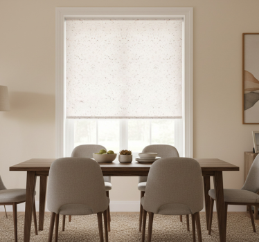 Rollo fenster esszimmer handgefertigt susil gold - TenStickers