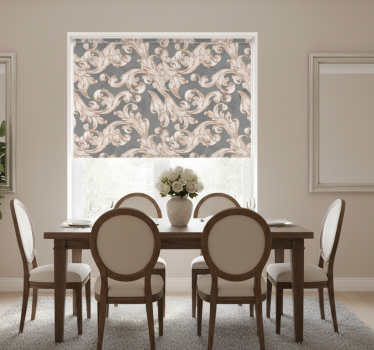 Rollo fenster esszimmer in grau - TenStickers