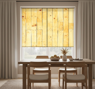 Rollo fenster esszimmer in rotbraun - TenStickers