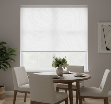 Rollo fenster esszimmer marmoroptik graue streifen - TenStickers