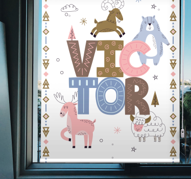 Tiermotiv Rollo Kinderzimmer - TenStickers