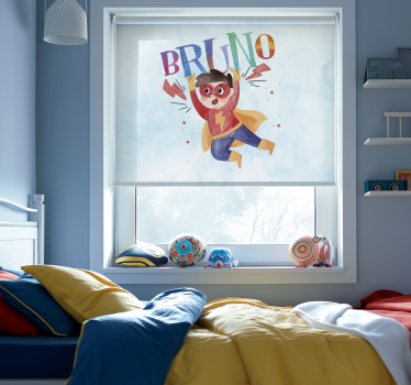 Aquarell-Superheldenstil Rollo Kinderzimmer - TenStickers
