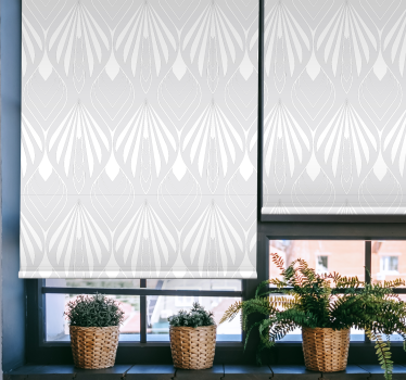 Fenster Rollo Elegant anmutige blattmotive - TenStickers