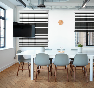 Elegante Rollos schwarzstreifen-Büroregal - TenStickers