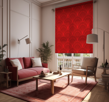 Rotes Bogen Design Rollos für Wohnzimmer - TenStickers