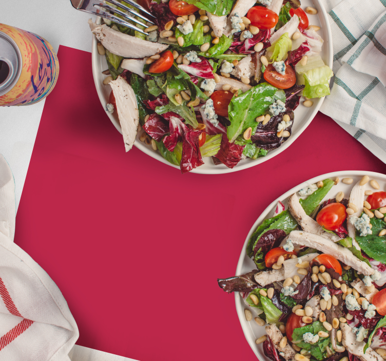 Tischset einfarbig Magenta - TenStickers