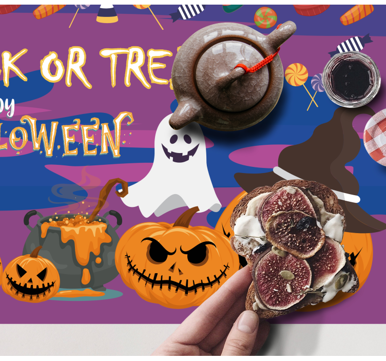 Tischset halloween trick oder treat tisch - TenStickers