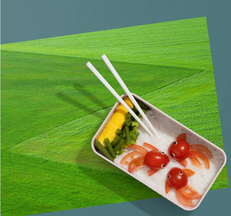 Tischset kinder kreative reisgestaltung - TenStickers