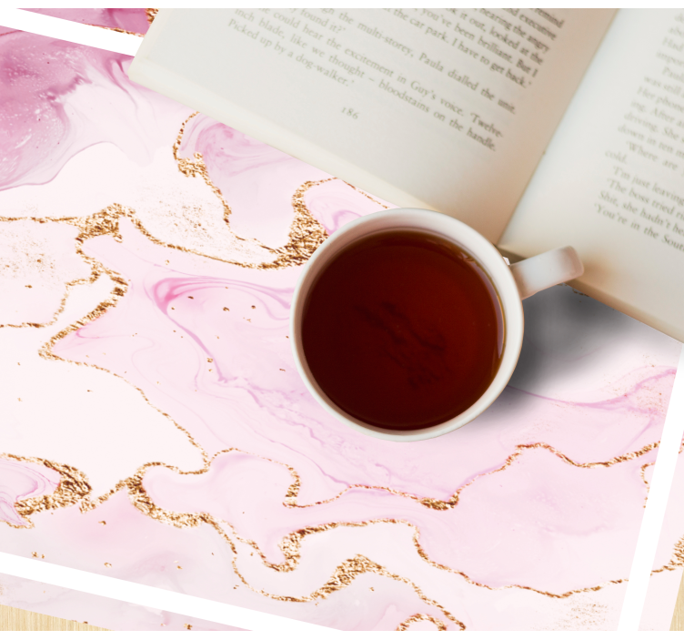 Tischset mit anspruchsvollem marmor-muster - TenStickers