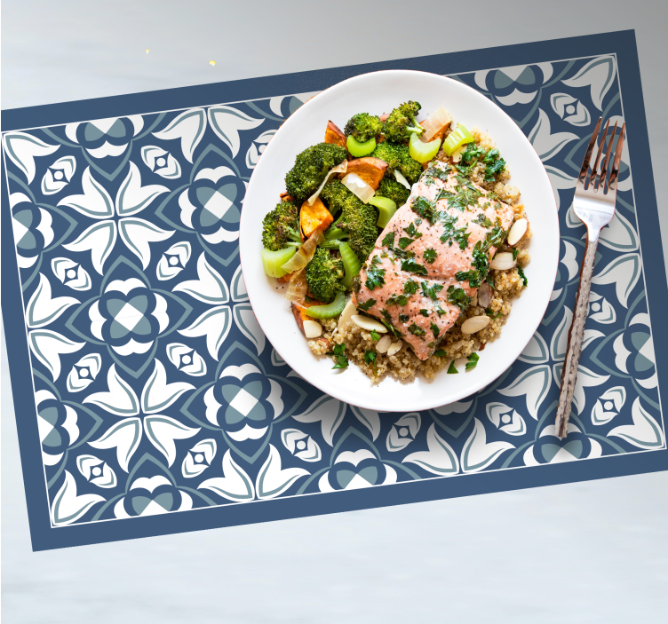 Tischset mit aufwendigem botanischen muster - TenStickers