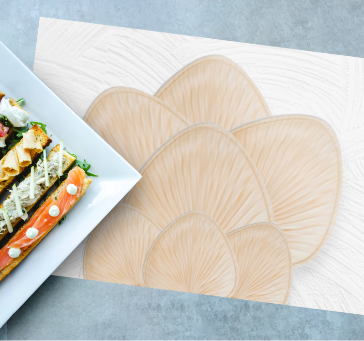 Tischset mit blattmuster oberfläche - TenStickers