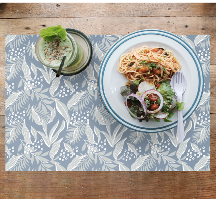 Tischset mit blüteninspiriertem design - TenStickers