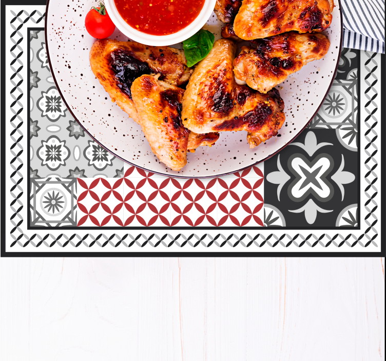 Tischset mit eleganter strukturierter oberfläche - TenStickers