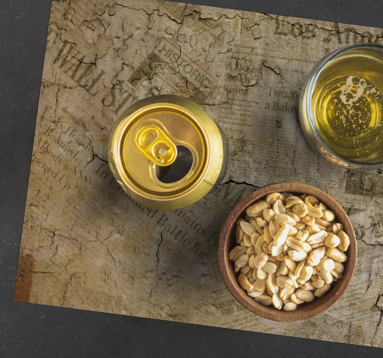 Tischset mit gerissener papieroberfläche - TenStickers