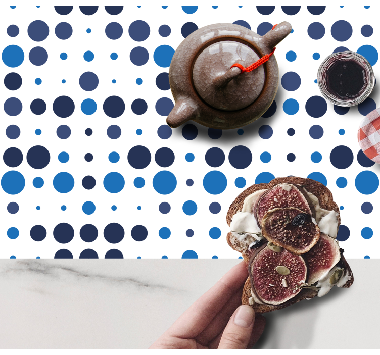 Tischset mit kreisförmigem muster - TenStickers