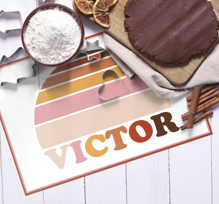 Tischset mit namen individuell gestaltbar - TenStickers