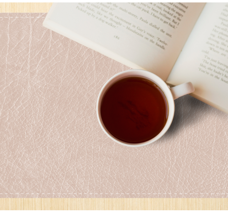 Tischset mit strukturierter neutraler oberfläche - TenStickers