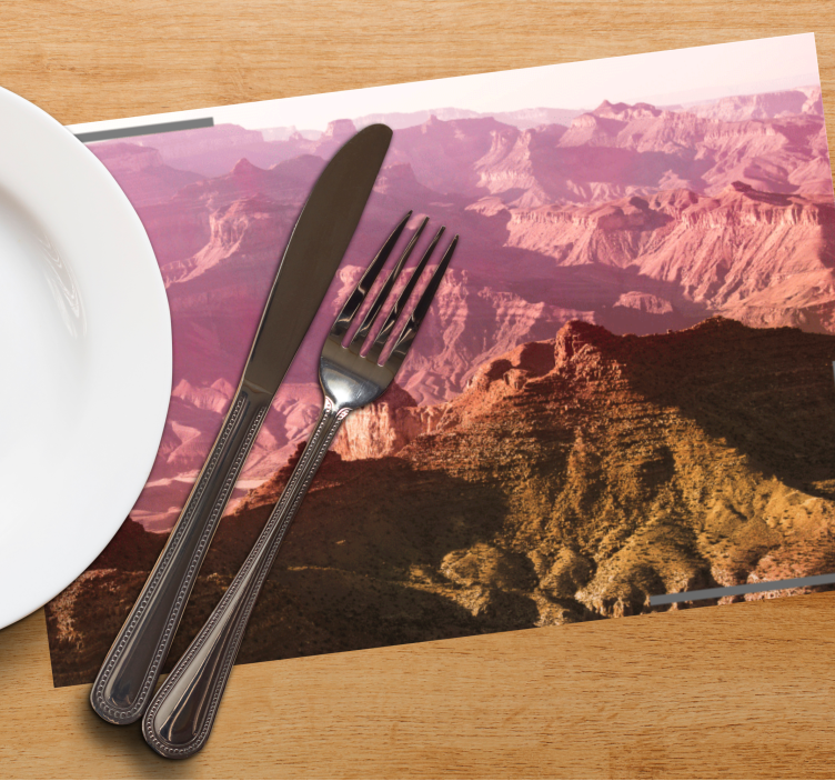 Tischset modern berglandschaft platzdeckchen - TenStickers