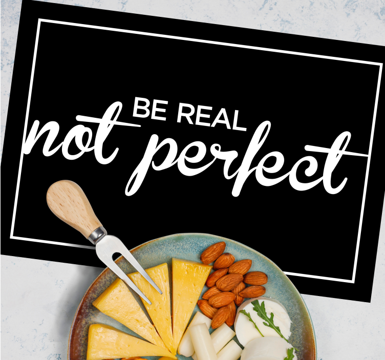 Tischset text slogan der authentizität - TenStickers