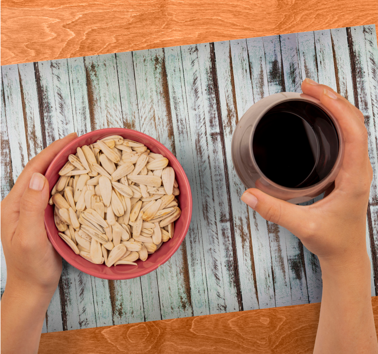 Tischset Textur Holzlattenmuster - TenStickers