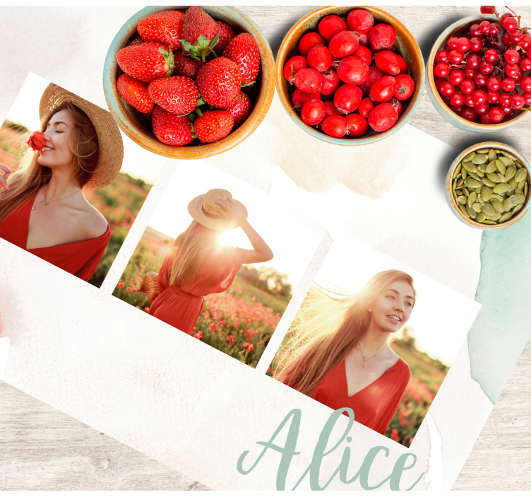 Tischsets originell für fotoerinnerungen - TenStickers