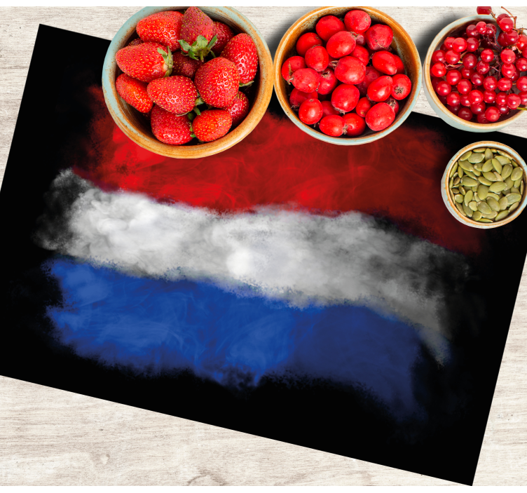 Tischsets originell im design der niederlande flagge - TenStickers