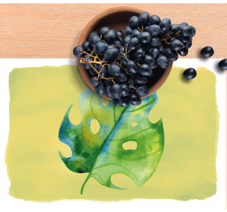 Tischsets originell im monstera blatt design - TenStickers