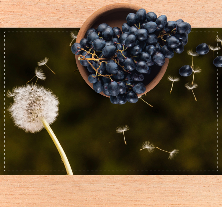 Tischsets originell löwenzahnfluff samen - TenStickers