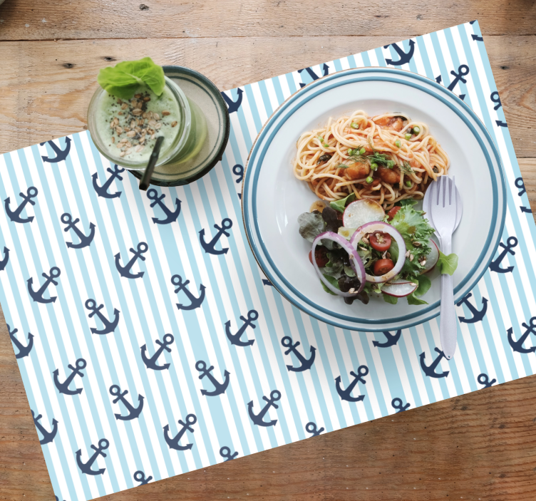 Tischsets originell maritimes anker-motiv - TenStickers