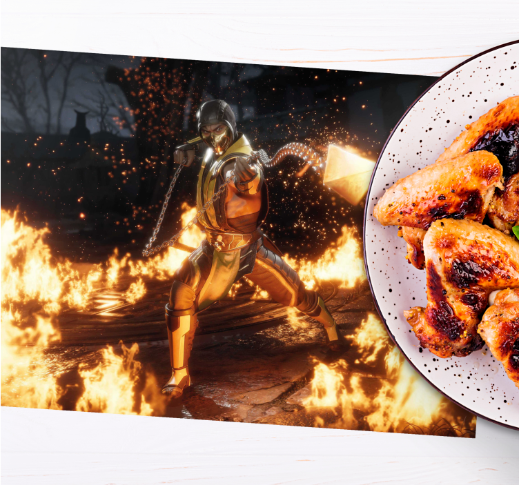 Tischsets originell mit fesselndem charakterdesign - TenStickers