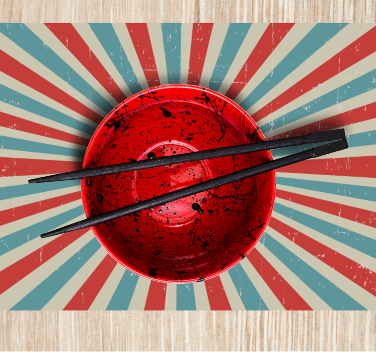 Tischsets originell mit kräftigem spiraldesign - TenStickers