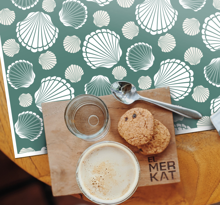 Tischsets originell mit muschelmotiven - TenStickers