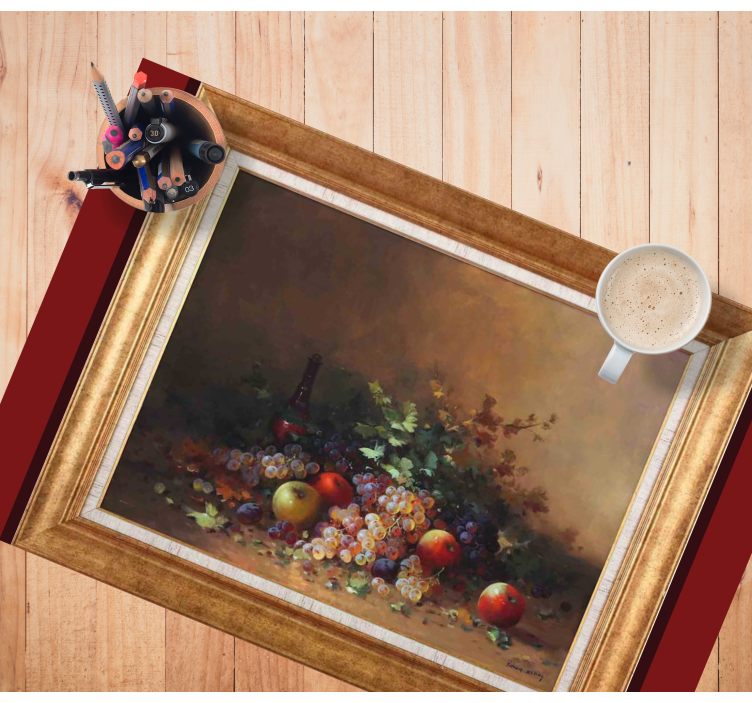 Tischsets originell mit obstarrangement kunst - TenStickers