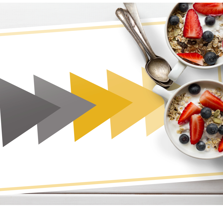 Tischsets originell mit pfeilmuster - TenStickers