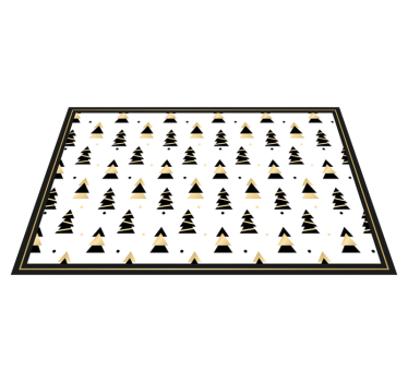 Platzset Weihnachten Weihnachten elegantes baummuster - TenStickers