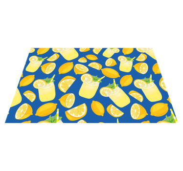 Tischset modern mit erfrischendem limonadenmotiv - TenStickers