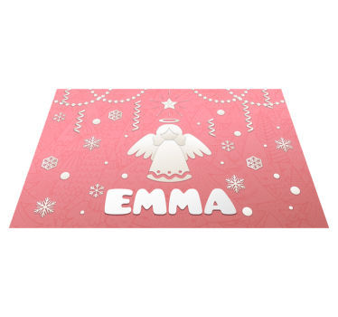 Tischset weihnachten engel feiertag motiv - TenStickers