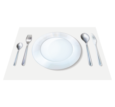 Tischset modern für elegantes tischgedeck - TenStickers