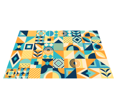Tischset modern mit geometrischem muster spiel - TenStickers