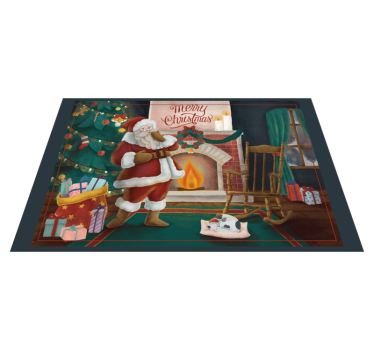 Tischset weihnachten weihnachtsmann versammlung - TenStickers